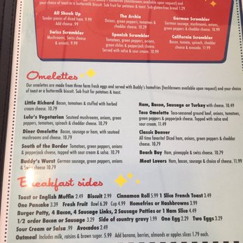 Buddy's Diner - Menus 2 - Diners Near Me - Eugene, Oregon