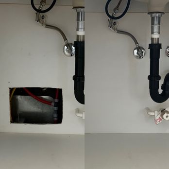 West Coast Construction - Dry Wall Patch Under the Sink - Drywall Installation & Repair Near Me West Coast Construction - Dry Wall Patch Under the Sink - Drywall Installation & Repair Near Me