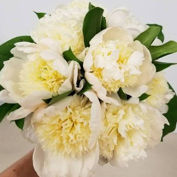 Flower Power - Peonies Prom Hand Tied Bouquet - Florists Near Me - Norwood, Massachusetts