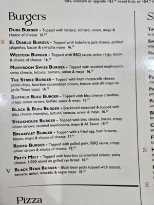 Menu photo 1 P-Dubs Brew Pub Tehachapi, CA