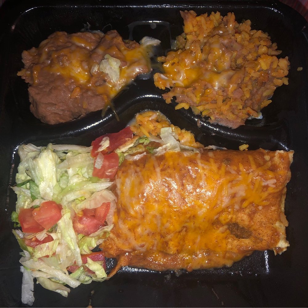 Haystax Restaurant - El Paso Combo the enchilada, rice & beans - New American Near Me - Mt Dora, Florida Haystax Restaurant - El Paso Combo the enchilada, rice & beans - New American Near Me - Mt Dora, Florida