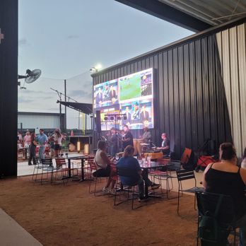 Home Run Dugout - View from outside bar - American Near Me - Katy, Texas