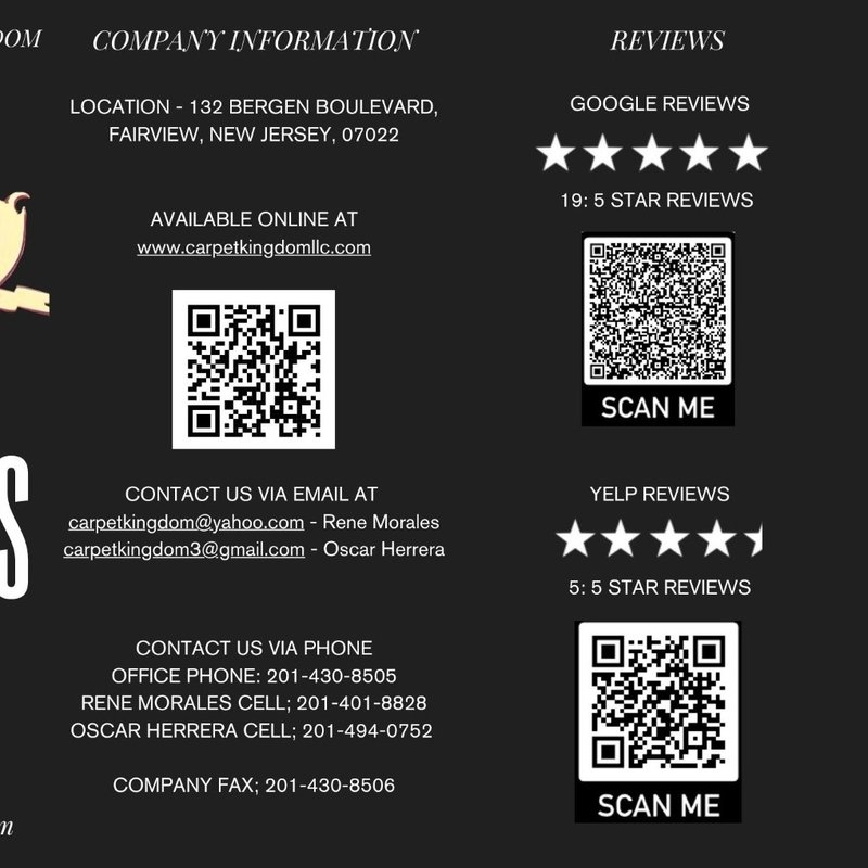 CARPET KINGDOM Updated October 2024 95 Photos 132 Bergen Blvd