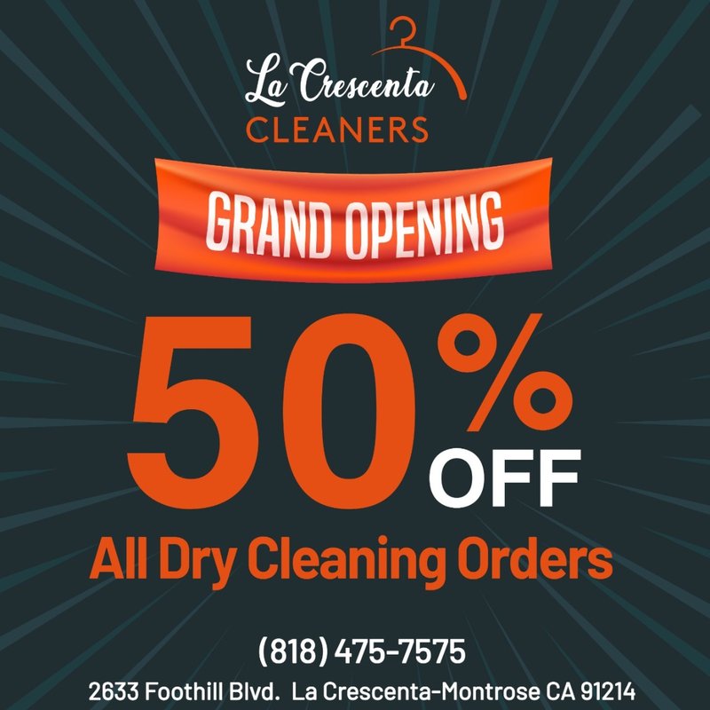 LA CRESCENTA CLEANERS 2633 Foothill Blvd, La Crescenta, California