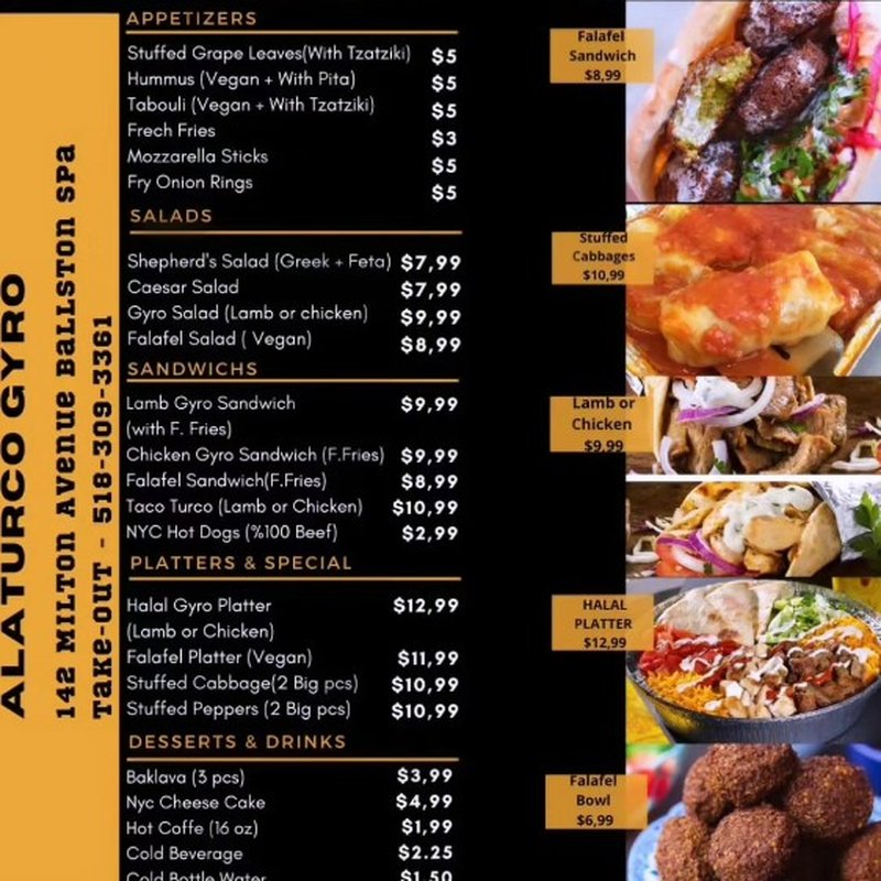 ALATURCO GYRO 403 Photos & 20 Reviews 142 Milton Ave, Ballston Spa