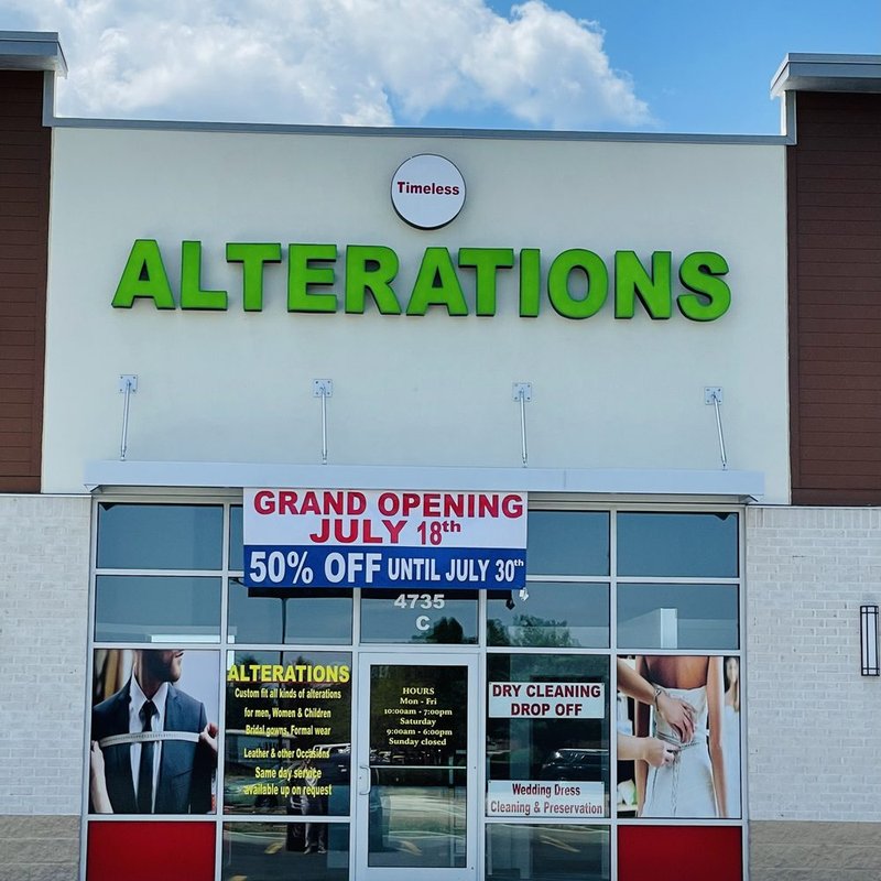 TIMELESS ALTERATIONS Updated October 2024 31 Photos 4735 E 96th