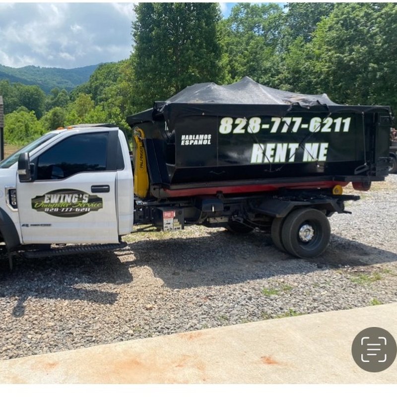 EWING’S DUMPSTER SERVICE Updated October 2024 25 Lyda Rd, Swannanoa