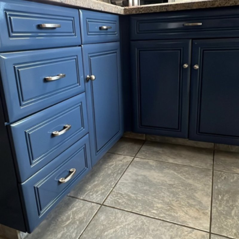 make presentation phone Cabinet refinishing
