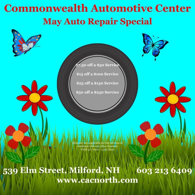 COMMONWEALTH AUTOMOTIVE CENTER Updated October 2024 539 Elm St
