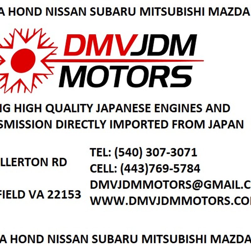 DMV JDM MOTORS Updated October 2024 131 Photos 7653 Fullerton Rd