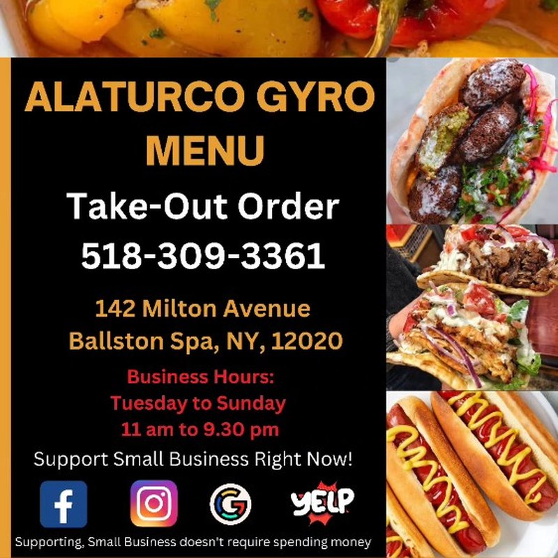ALATURCO GYRO 542 Photos & 26 Reviews 142 Milton Ave, Ballston Spa