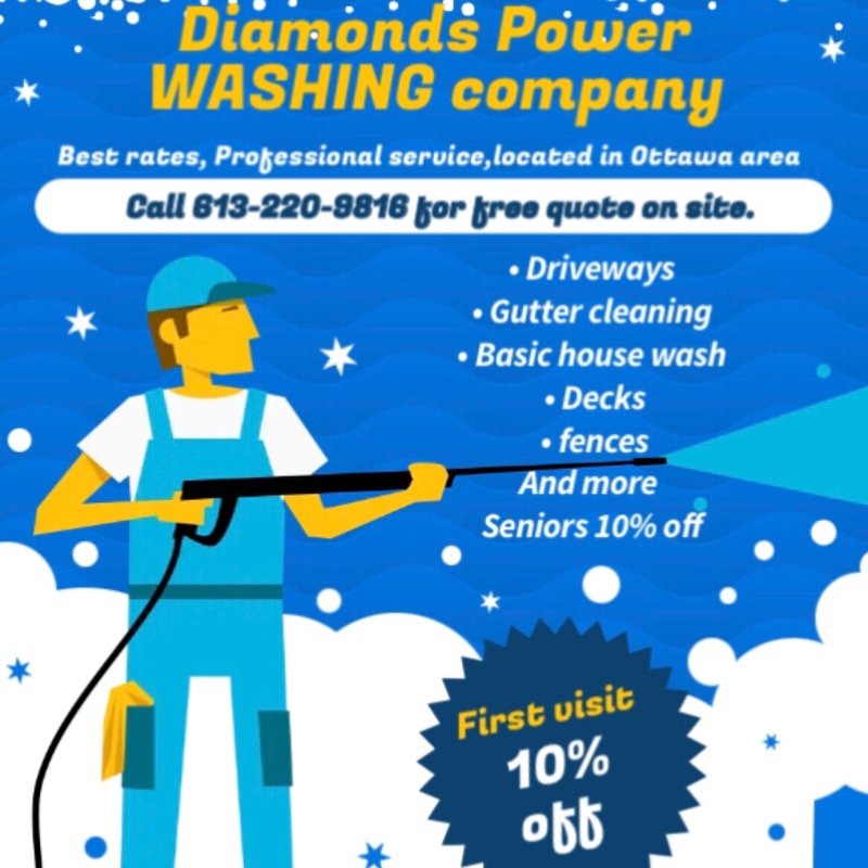 DIAMOND POWER WASHING Updated June 2024 11 Photos Ottawa, Ontario Pressure Washers