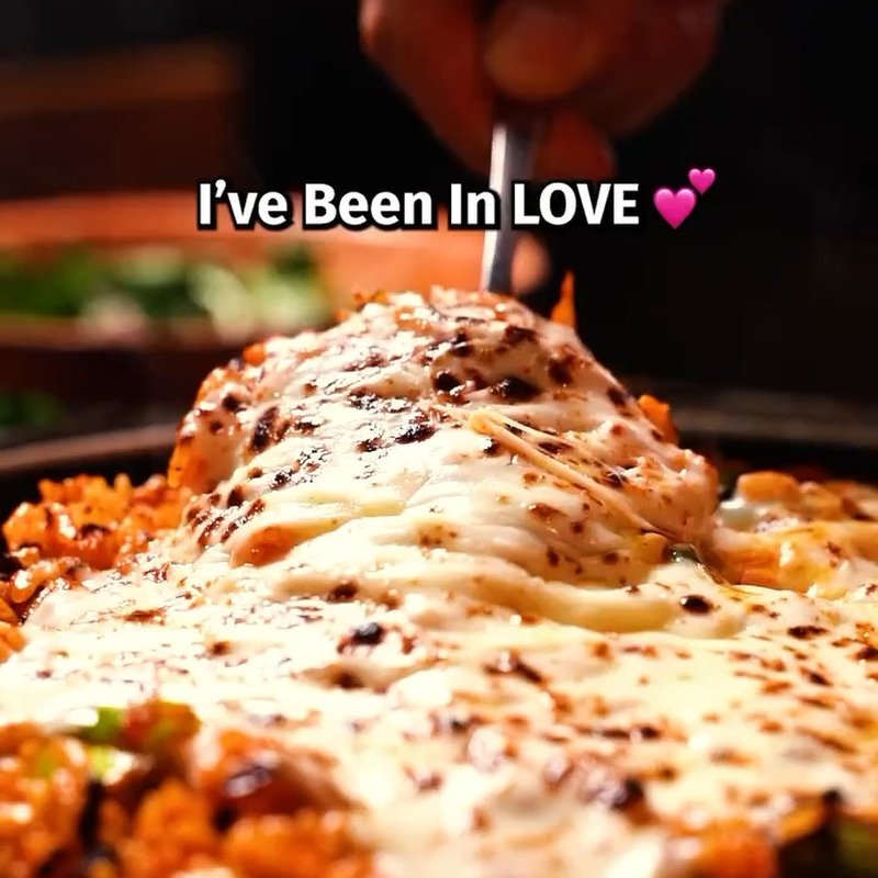 CHEESY KIMCHI FRIED RICE AT HAE JANG CHON