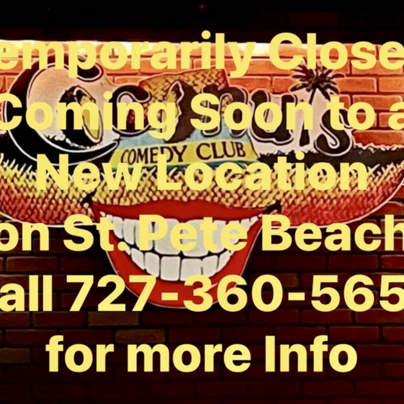 COCONUTS COMEDY CLUB 24 Photos & 20 Reviews 5501 Gulf Blvd, Saint