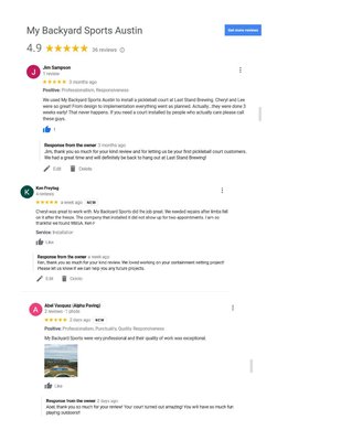 5 Star Reviews - We are so fortunate to have worked with amazing customers that have taken the time to write these awesome 5-star reviews! As a small business owner these reviews help make our business a success! 5 Star Reviews - We are so fortunate to have worked with amazing customers that have taken the time to write these awesome 5-star reviews! As a small business owner these reviews help make our business a success!