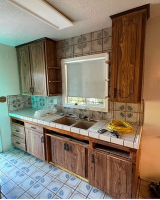 Kitchen and Bathroom Remodeling - The client asked us for a more modern look on their house so we made that happen starting off my making the kitchen its own division it used to share a hallway between kitchen to restroom and we isolated the kitchen and add a shower into the bathroom and gave it that new modern look they wanted. Kitchen and Bathroom Remodeling - The client asked us for a more modern look on their house so we made that happen starting off my making the kitchen its own division it used to share a hallway between kitchen to restroom and we isolated the kitchen and add a shower into the bathroom and gave it that new modern look they wanted.