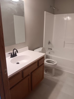 Bathroom Remodels - We upgraded these bathrooms with all new fixtures. Bathroom Remodels - We upgraded these bathrooms with all new fixtures.