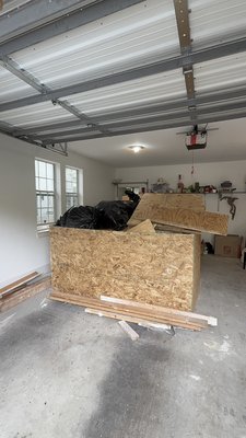 Garage Clean up - This garage project involved clearing out significant construction debris and household clutter to reveal a clean slate for the homeowner. We pride ourselves on being thorough, on time, and respectful of your property. No job is too big or too small for our team. Give us a call to see how we can help clear your space! Always helping Austin Texas get clear of junk!