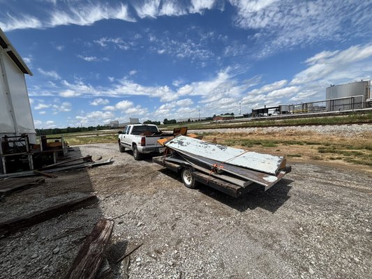 The customer requested we hauled their junk metal from their property. We happily took great care of them! - The customer requested we hauled their junk metal from their property. We happily took great care of them! The customer requested we hauled their junk metal from their property. We happily took great care of them! - The customer requested we hauled their junk metal from their property. We happily took great care of them!