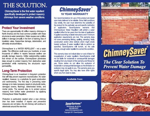 Products/Materials - This are some of the products we use to fix, repair, preserve and maintain venting chimney stacks.