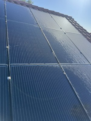 Solar Panel Cleaning - We help Henderson homeowners get the most out of their solar panels by cleaning away desert dust, bird droppings, and dirt buildup that can block sunlight and reduce efficiency