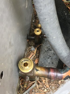 Replacing old leaking condenser - Old compressor/condenser can leaking from various reasons. Replacing the condenser only can be a money saving option. Replacing old leaking condenser - Old compressor/condenser can leaking from various reasons. Replacing the condenser only can be a money saving option.