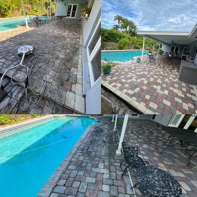 Pressure washing. Discover our second company’s cost-effective solution. - We do soft washing and pressure washing for residential and commercial locations. We also do roof washing, home washing, driveways, pool decks, concrete and more!
Regular pressure washing of your driveway and roof comes with several benefits for your property and household. Firstly, it significantly uplifts the aesthetic appeal of your outdoor space by effectively removing dirt, grime, and other unpleasant debris. This results in an attractive and pleasing appearance of your home, which eventually boosts the value of your property. Frequent pressure washing of your driveway and roof helps prevent a range of damages caused by built-up dirt and debris. The roof is particularly susceptible to harm from moss, algae, and other material that accumulates over time. By conducting regular pressure washing, those materials can be removed, leading to an extended lifespan of your roof and avoiding any costly repairs later on.
Moreover, a clean driveway and roof contribute significantly to ensure the health and safety of your family and guests. Dirt and debris accumulation facilitate mold, mildew formation, and other harmful contaminants, leading to allergies, respiratory problems, and other health issues. Regular pressure washing of these areas helps eliminate such hazards, creating a cleaner and safer environment for your loved ones.Pressure cleaning Pressure washing. Discover our second company’s cost-effective solution. - We do soft washing and pressure washing for residential and commercial locations. We also do roof washing, home washing, driveways, pool decks, concrete and more!
Regular pressure washing of your driveway and roof comes with several benefits for your property and household. Firstly, it significantly uplifts the aesthetic appeal of your outdoor space by effectively removing dirt, grime, and other unpleasant debris. This results in an attractive and pleasing appearance of your home, which eventually boosts the value of your property. Frequent pressure washing of your driveway and roof helps prevent a range of damages caused by built-up dirt and debris. The roof is particularly susceptible to harm from moss, algae, and other material that accumulates over time. By conducting regular pressure washing, those materials can be removed, leading to an extended lifespan of your roof and avoiding any costly repairs later on.
Moreover, a clean driveway and roof contribute significantly to ensure the health and safety of your family and guests. Dirt and debris accumulation facilitate mold, mildew formation, and other harmful contaminants, leading to allergies, respiratory problems, and other health issues. Regular pressure washing of these areas helps eliminate such hazards, creating a cleaner and safer environment for your loved ones.Pressure cleaning