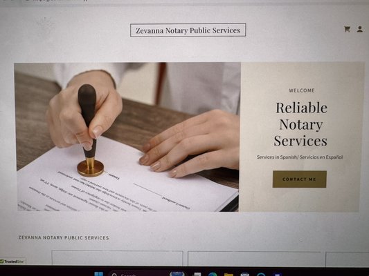 Zevanna Notary Services - Visit my website for more information on my services!