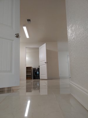 Handyman projects, flooring installation - this projects consist of a new door installation, floor tile installation, and a tub to standup shower convertion Handyman projects, flooring installation - this projects consist of a new door installation, floor tile installation, and a tub to standup shower convertion