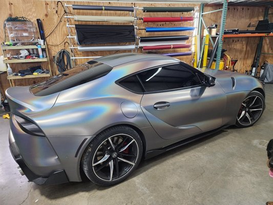 Vinyl Wrap - Here at Ultimate Vision we offer full vehicle color change vinyl wraps on every level. We also specialize in chrome delete and blacked out o Vinyl Wrap - Here at Ultimate Vision we offer full vehicle color change vinyl wraps on every level. We also specialize in chrome delete and blacked out o