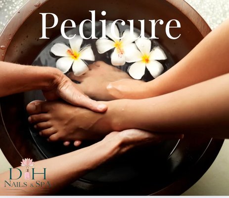 Pedicure - Relax and rejuvenate with our classic Pedicure. Includes nail shaping, gentle cuticle care, exfoliating scrub, hydrating massage, and your choice of polish for perfectly pampered feet.

Pedicure
Nail salons for pedicures
Best pedicure near me
Foot spa
Pedicure spa
Nail shaping pedicure
Cuticle care pedicure