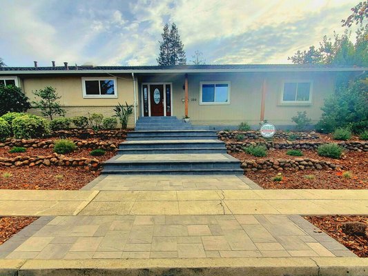 Front Yard Remodel - In this Front yard remodel we used pavers to redo the steps and drought-friendly landscaping. Front Yard Remodel - In this Front yard remodel we used pavers to redo the steps and drought-friendly landscaping.