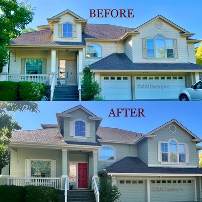 Completely exterior paint finished August 5, 2022 - Boring to Beautiful Completely exterior paint finished August 5, 2022 - Boring to Beautiful