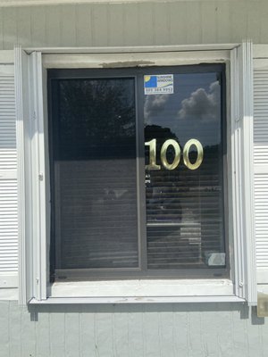 3 Impact Window Installation - 3 Impact Window Installation on Bronze Frame, Gray Tint 3 Impact Window Installation - 3 Impact Window Installation on Bronze Frame, Gray Tint