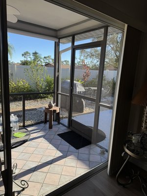 Interior & Exterior Window Cleaning - North Fort Myers, FL - Interior and exterior window cleaning service completed in North Fort Myers. FL.  Focused on restoring clarity and removing building from glass surfaces.