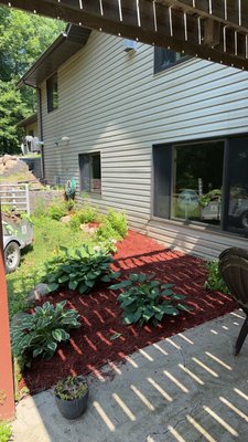 mulch jobs - we have done almost 100 mulch jobs!