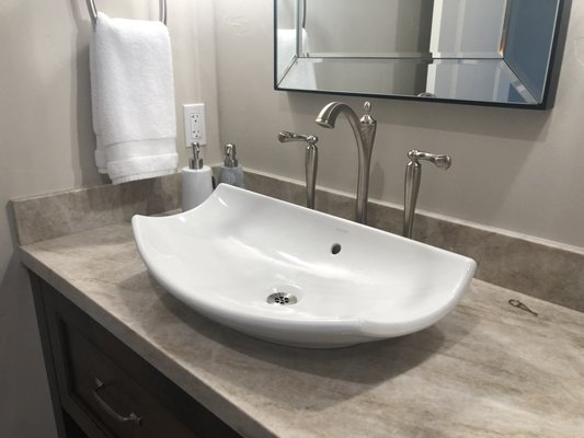 Bathroom Sink & Faucet Installations - These sinks and faucets were part of a renovation in Santa Rosa. Bathroom Sink & Faucet Installations - These sinks and faucets were part of a renovation in Santa Rosa.