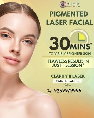 Pigment Laser Facial - It targets and breaks down excess melanin, the pigment responsible for dark spots, freckles, and uneven skin tone, resulting to lightened dark spots and improved overall skin tone, making the skin appear brighter and more even. Pigment Laser Facial - It targets and breaks down excess melanin, the pigment responsible for dark spots, freckles, and uneven skin tone, resulting to lightened dark spots and improved overall skin tone, making the skin appear brighter and more even.