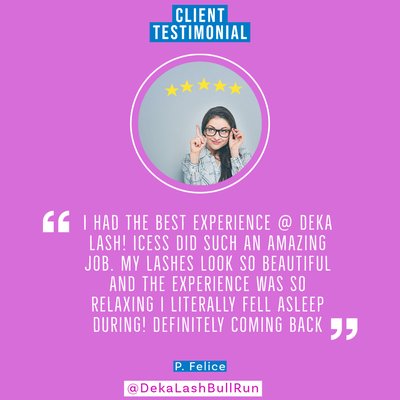 Client Testimonials - It's all about the experience and our customers. Customized look to fit your style anytime. Client Testimonials - It's all about the experience and our customers. Customized look to fit your style anytime.