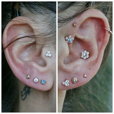 Piercings by Gregg - Here you can view some of the piercings and projects performed by Gregg! He has been piercing professionally since 2000, and has been with Outer Limits since 2005. He loves helping clients find the perfect piercing and jewelry choice to compliment their anatomy and tastes.