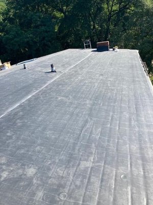 Rubber Roof Replacement - This is a rubber roofing system done using Genflex rubber and Genflex products Rubber Roof Replacement - This is a rubber roofing system done using Genflex rubber and Genflex products