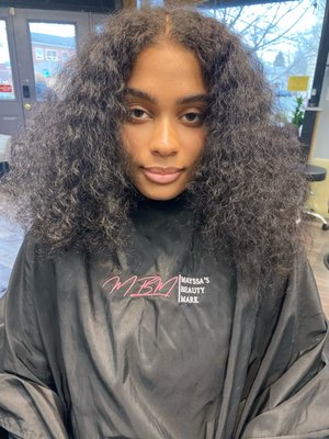 Curly Cut Transformation using Rëzo technique - Providing a quality, balanced curly haircut using the Rëzo technique to maintain length while adding shape and volume to the overall look Curly Cut Transformation using Rëzo technique - Providing a quality, balanced curly haircut using the Rëzo technique to maintain length while adding shape and volume to the overall look