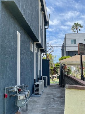 Daikin Multi port system - Daikin Multi port Mini Split system installed in two story renovated townhome. Daikin Multi port system - Daikin Multi port Mini Split system installed in two story renovated townhome.