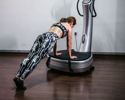 Nashville's First Vibration Fitness Studio. Revive Power Plate Classes plus Infrared Hot Pilates! - Our fitness center offers a wide variety of 27-minute group fitness classes on the Power Plate, equivalent to training your body for 1.5 hours at the gym.
These classes include HIIT, 100 Reps (Keep it 100), Cardio Strength, Barre, Hot Pilates, and Recovery ( deep tissue massage + thera-gun treatment.)
Vibrational workouts are backed by science and used by celebrities and pro athletes to improve athletic performance and achieve better results in less time. Just ask mommager, Kris Jenner.
The power plate is a certified medical device that cleanses the lymphatics, breaks up lactic acid, assists in weight loss, busts cellulite, improves circulation, builds bone density, increases HGH, boosts serotonin, decreases cortisol, enhances mobility, and ignites core strength.

In addition, we offer infrared hot pilates. Our Hot Pilates is a high-intensity, low-impact mat pilates class.  These classes end with breathwork and sound bowls. All of the methods we use to strengthen the body are backed by science to help you get the results you are looking for while also offering you a workout that leaves your body feeling good, not wrecked. The infrared heat helps to cleanse the body, which will assist with fat loss, restore mobility, and helps the body release unwanted tension or stress from being stored in the body. Our fitness studio believes we are here to train your mind and body because you were made for strength, not storage.
We have meditation classes focusing on breathwork, sound healing, and vibrational healing. We have a dedicated Recovery Room for clients to enjoy our infrared sauna pod + brain massage, lavender mint ionic foot bath, circulation boots, private & group sound healing sessions, and private power plate training.
If you want to book a service in our recovery room or private training, please email us to schedule your session.