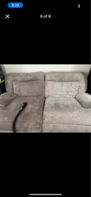 Couch Cleaning and Upholestry - Before and after pictures of couch
This client was looking for a budget friendly company that could ensure that her couches could be deep cleaned because she did not have the funds to purchase a new couch. We were able to get it stamped and shampooed and removed all stains from couch Couch Cleaning and Upholestry - Before and after pictures of couch
This client was looking for a budget friendly company that could ensure that her couches could be deep cleaned because she did not have the funds to purchase a new couch. We were able to get it stamped and shampooed and removed all stains from couch
