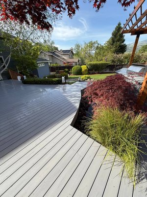 Deck Building / Remodeling - Let's turn your dream deck into reality.
At Masterpiece Remodeling, we design and build beautiful, durable outdoor living spaces that add value to your home and enhance your lifestyle. Whether you're looking for a modern composite deck, a natural wood deck, custom railings, or a complete outdoor entertainment area, our team is ready to bring your vision to life with exceptional craftsmanship and attention to detail. Deck Building / Remodeling - Let's turn your dream deck into reality.
At Masterpiece Remodeling, we design and build beautiful, durable outdoor living spaces that add value to your home and enhance your lifestyle. Whether you're looking for a modern composite deck, a natural wood deck, custom railings, or a complete outdoor entertainment area, our team is ready to bring your vision to life with exceptional craftsmanship and attention to detail.