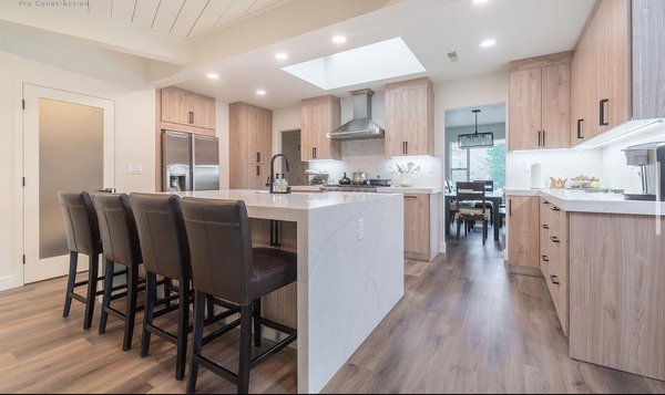 Lafayette Full Home Remodel - This Lafayette home remodel features a stunning kitchen upgrade, elegant staircase, and three beautifully redesigned fireplaces that add warmth and character. The master bathroom transformation brings a perfect blend of luxury and functionality, creating a serene retreat within the home