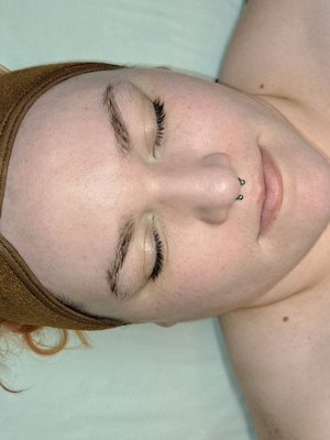 Total Refresh! - Brow shaping and natural brown tint to enhance the brows and create an effortless no-makeup look!
Service also included dermaplane and a brightening mask to revive dull and uneven tone. Total Refresh! - Brow shaping and natural brown tint to enhance the brows and create an effortless no-makeup look!
Service also included dermaplane and a brightening mask to revive dull and uneven tone.
