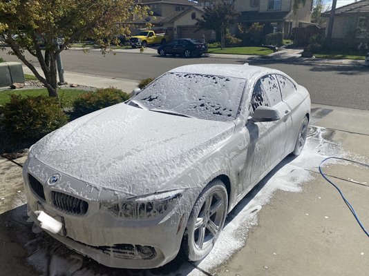 BMW Silver Detail - This was a silver sedan/Coupe package