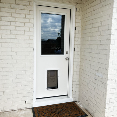 Pet Door Installation - Convenience Without Compromise
Give your pets the freedom they need with a professionally installed pet door. We offer seamless installations that integrate into your existing doors, providing convenience without compromising security or energy efficiency.
Call or text (806) 335-0677 for a free estimate. Pet Door Installation - Convenience Without Compromise
Give your pets the freedom they need with a professionally installed pet door. We offer seamless installations that integrate into your existing doors, providing convenience without compromising security or energy efficiency.
Call or text (806) 335-0677 for a free estimate.